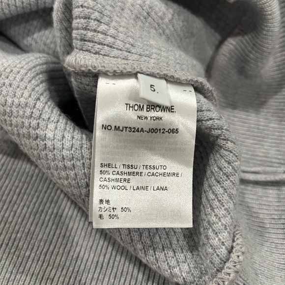 Thom Browne 4 Stripe Hoodie Cashmere Pullover XL - Picture 6 of 7